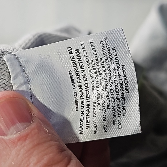 Nike drifit small gray athletic cropped sweat pants - Picture 7 of 7